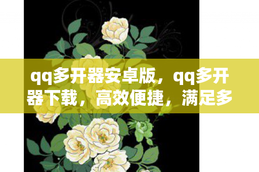 qq多开器安卓版，qq多开器下载，高效便捷，满足多账号需求