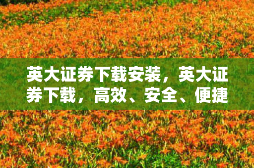 英大证券下载安装，英大证券下载，高效、安全、便捷的证券服务体验