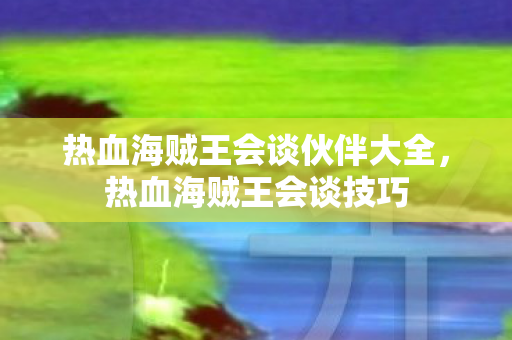 热血海贼王会谈伙伴大全，热血海贼王会谈技巧