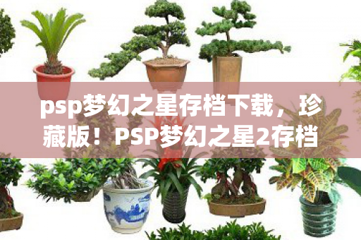 psp梦幻之星存档下载，珍藏版！PSP梦幻之星2存档分享，重温经典，再战宇宙