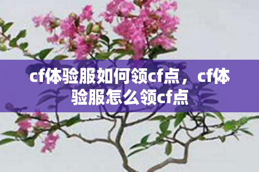 cf体验服如何领cf点，cf体验服怎么领cf点