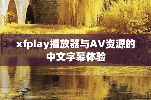 xfplay播放器与AV资源的中文字幕体验