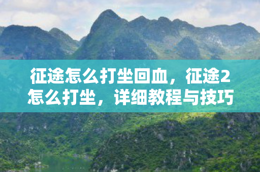 征途怎么打坐回血，征途2怎么打坐，详细教程与技巧分享