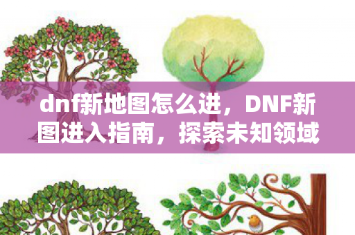 dnf新地图怎么进，DNF新图进入指南，探索未知领域的冒险之旅