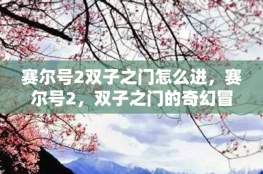 赛尔号2双子之门怎么进，赛尔号2，双子之门的奇幻冒险