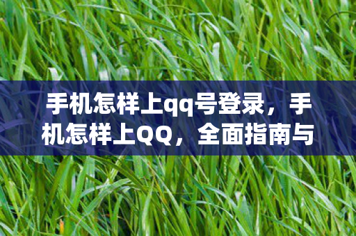 手机怎样上qq号登录，手机怎样上QQ，全面指南与实用技巧