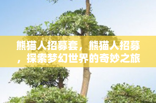 熊猫人招募套，熊猫人招募，探索梦幻世界的奇妙之旅