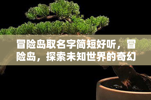 冒险岛取名字简短好听，冒险岛，探索未知世界的奇幻之旅