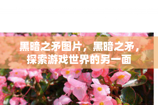 黑暗之矛图片，黑暗之矛，探索游戏世界的另一面