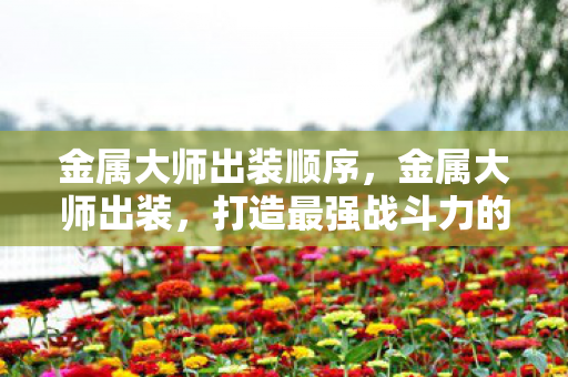 金属大师出装顺序，金属大师出装，打造最强战斗力的关键