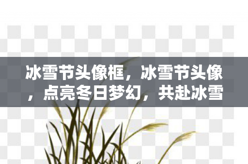 冰雪节头像框，冰雪节头像，点亮冬日梦幻，共赴冰雪奇缘