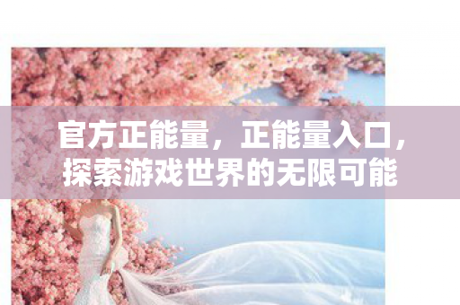 官方正能量，正能量入口，探索游戏世界的无限可能