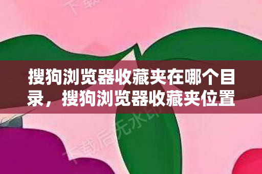 搜狗浏览器收藏夹在哪个目录，搜狗浏览器收藏夹位置详解