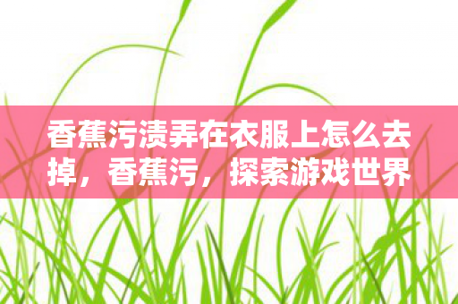 香蕉污渍弄在衣服上怎么去掉，香蕉污，探索游戏世界的另类乐趣