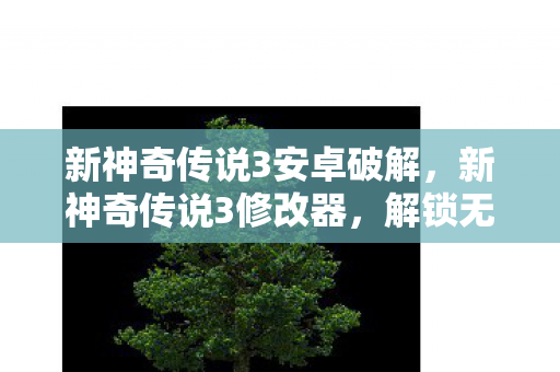 新神奇传说3安卓破解，新神奇传说3修改器，解锁无限可能的冒险之旅