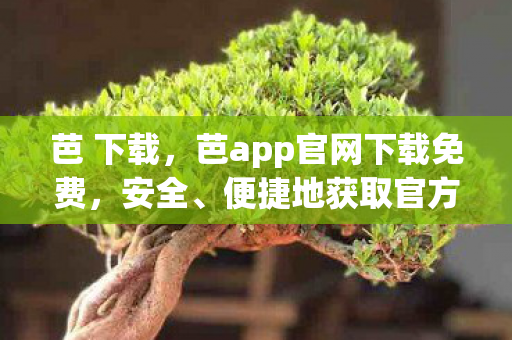 芭 下载，芭app官网下载免费，安全、便捷地获取官方应用