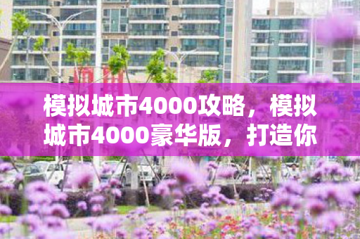 模拟城市4000攻略，模拟城市4000豪华版，打造你的梦想都市