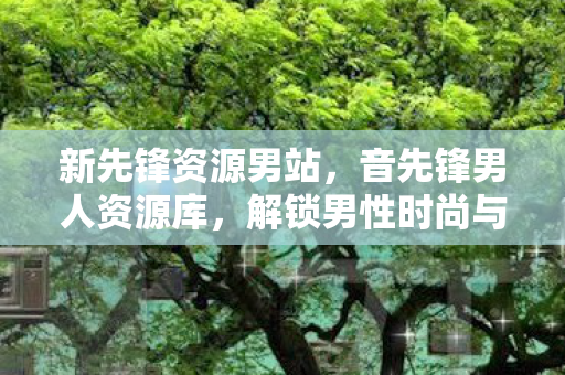新先锋资源男站，音先锋男人资源库，解锁男性时尚与生活的无限可能