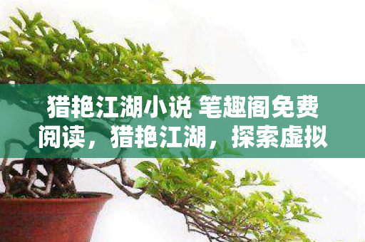 猎艳江湖小说 笔趣阁免费阅读，猎艳江湖，探索虚拟世界的无限可能