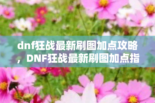 dnf狂战最新刷图加点攻略，DNF狂战最新刷图加点指南