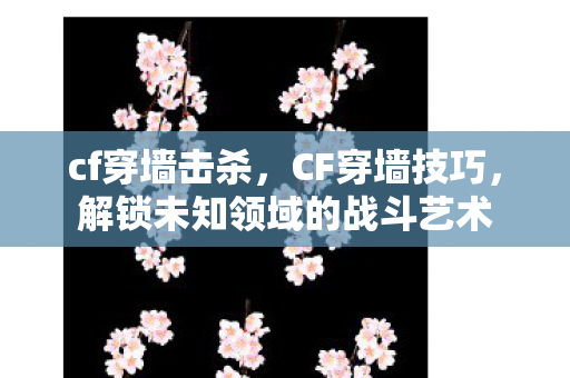 cf穿墙击杀，CF穿墙技巧，解锁未知领域的战斗艺术