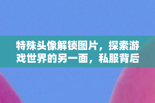 特殊头像解锁图片，探索游戏世界的另一面，私服背后的故事与影响