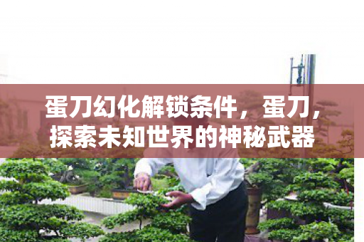 蛋刀幻化解锁条件，蛋刀，探索未知世界的神秘武器
