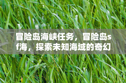 冒险岛海峡任务，冒险岛sf海，探索未知海域的奇幻之旅
