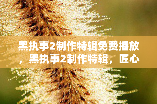 黑执事2制作特辑免费播放，黑执事2制作特辑，匠心独运的视觉盛宴