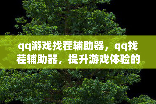 qq游戏找茬辅助器，qq找茬辅助器，提升游戏体验的利器