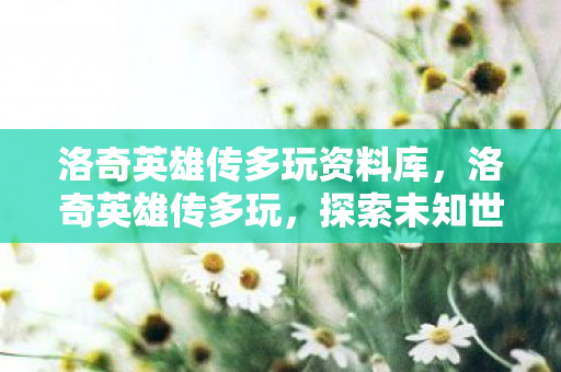 洛奇英雄传多玩资料库，洛奇英雄传多玩，探索未知世界的奇幻冒险