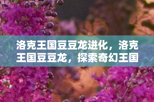 洛克王国豆豆龙进化，洛克王国豆豆龙，探索奇幻王国的奇妙冒险