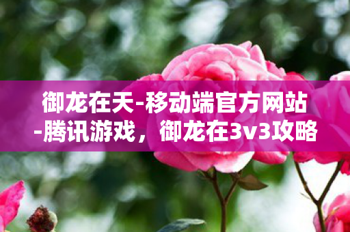 御龙在天-移动端官方网站-腾讯游戏，御龙在3v3攻略，打造不败战队的策略与技巧