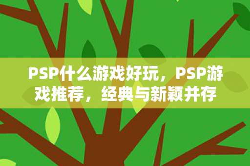 PSP什么游戏好玩，PSP游戏推荐，经典与新颖并存