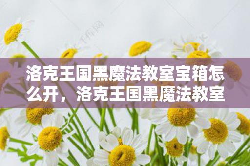 洛克王国黑魔法教室宝箱怎么开，洛克王国黑魔法教室，探索魔法世界的秘密