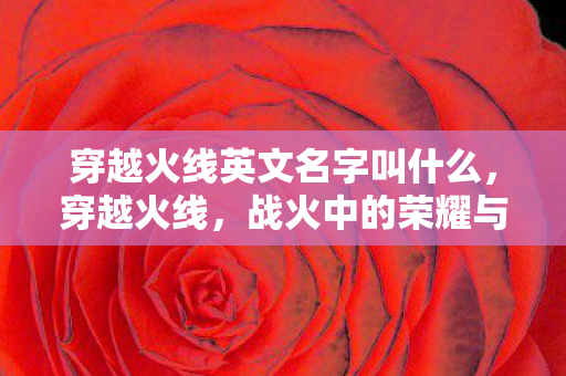 穿越火线英文名字叫什么，穿越火线，战火中的荣耀与传承