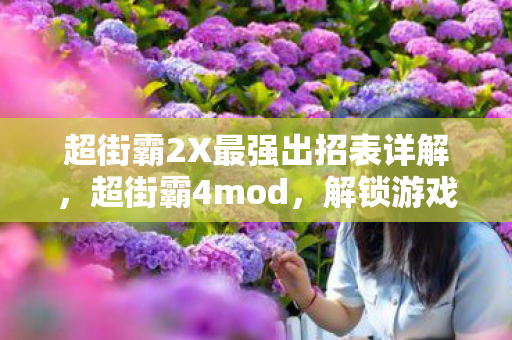 超街霸2X最强出招表详解，超街霸4mod，解锁游戏新世界的无限可能