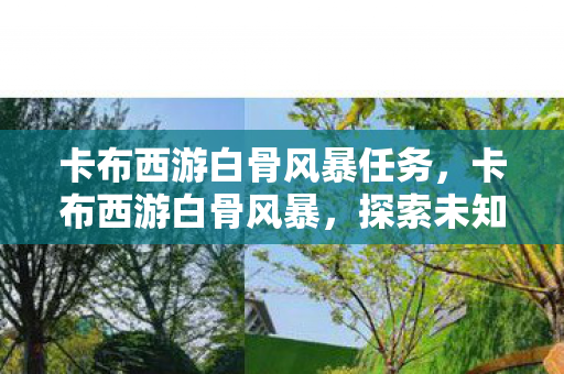 卡布西游白骨风暴任务，卡布西游白骨风暴，探索未知世界的奇幻之旅