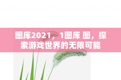 图库2021，1图库 图，探索游戏世界的无限可能