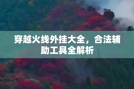 穿越火线外挂大全，合法辅助工具全解析