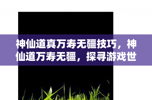 神仙道真万寿无疆技巧，神仙道万寿无疆，探寻游戏世界的奥秘与长寿之道