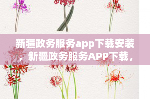 新疆政务服务app下载安装，新疆政务服务APP下载，提升政务服务效率，打造便捷生活体验