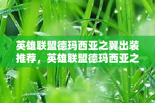 英雄联盟德玛西亚之翼出装推荐，英雄联盟德玛西亚之翼出装策略
