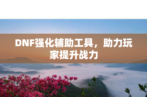 DNF强化辅助工具,助力玩家提升战力 DNF强化辅助工具,助力玩家提升战力