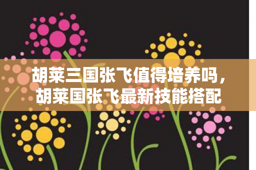 胡莱三国张飞值得培养吗，胡莱国张飞最新技能搭配