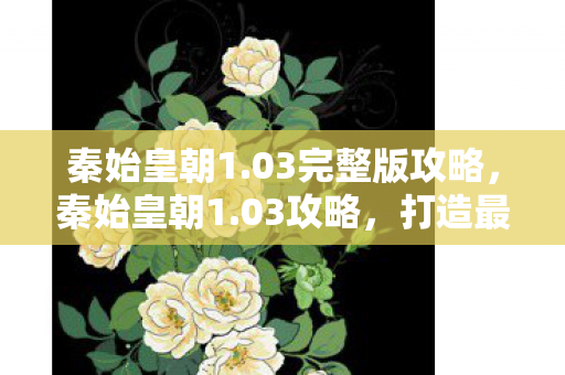 秦始皇朝1.03完整版攻略，秦始皇朝1.03攻略，打造最强帝国的全面指南
