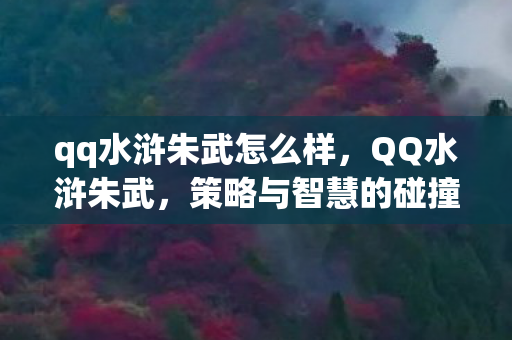 qq水浒朱武怎么样，QQ水浒朱武，策略与智慧的碰撞