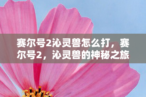 赛尔号2沁灵兽怎么打，赛尔号2，沁灵兽的神秘之旅