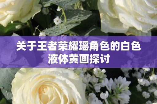 关于王者荣耀瑶角色的白色液体黄画探讨