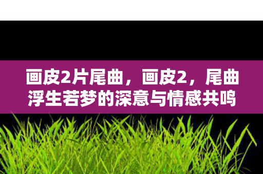 画皮2片尾曲，画皮2，尾曲浮生若梦的深意与情感共鸣